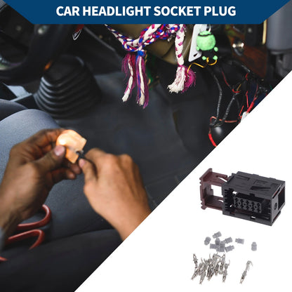 10 Pins Car Headlight Socket Plug for Buick LaCrosse (2005–2013)