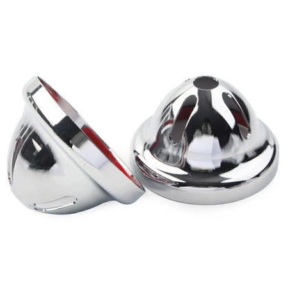Silver Turn Signal Light Covers for T100, Scrambler 900 (2002-2014)