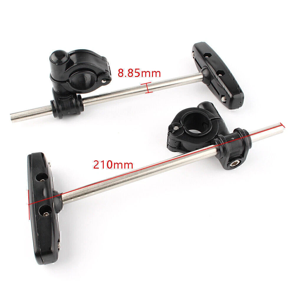 Windshield for Motorcycle 7/8" or 1" Handlebar Iridium