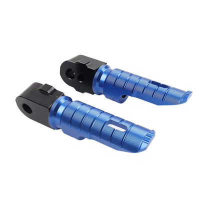 Blue Rear Footrests Pegs for Peugeot Speedfight 4 50 125 150 (All Years)