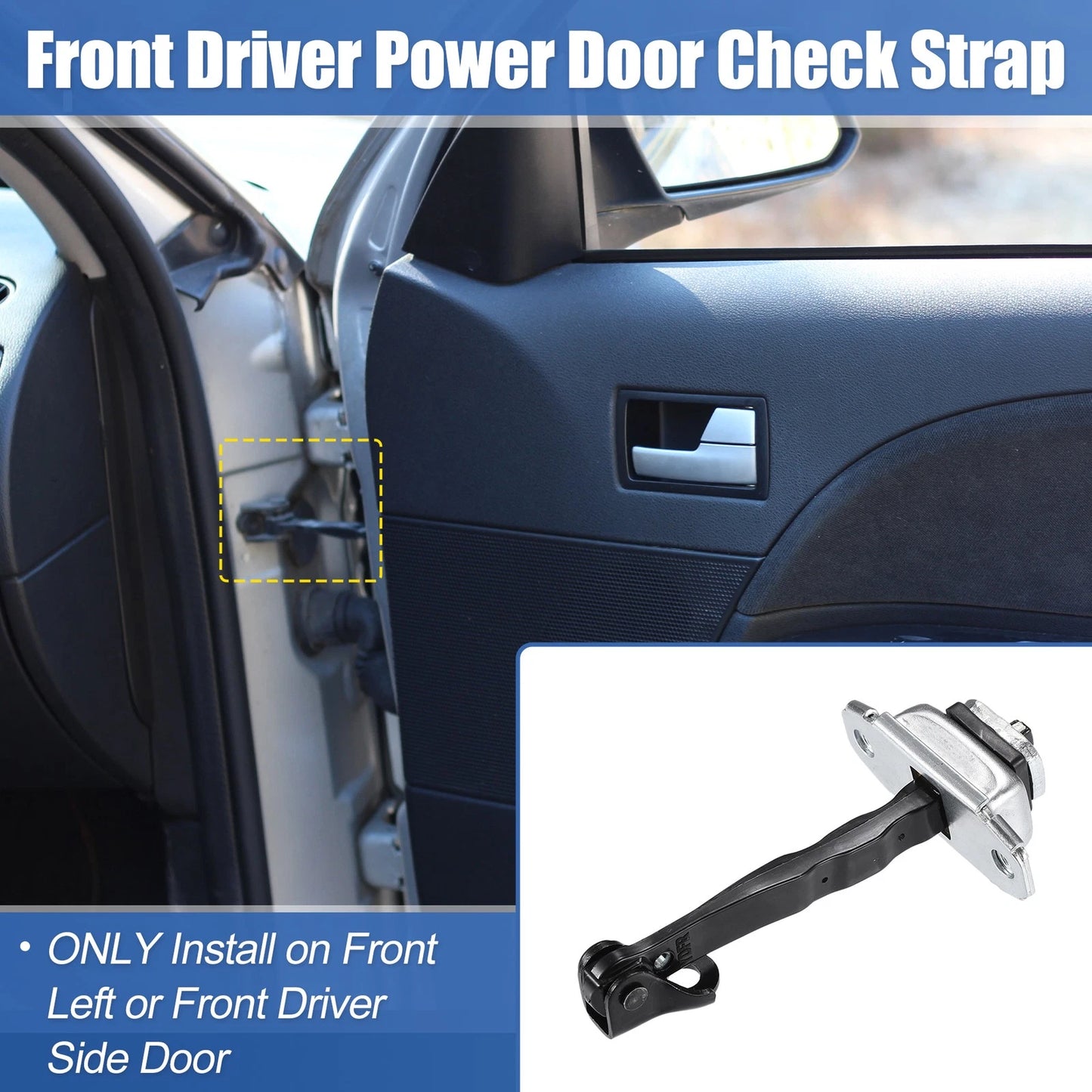 Front Left Door Check Stop Strap Limiter for Kia Forte (2010-2018)