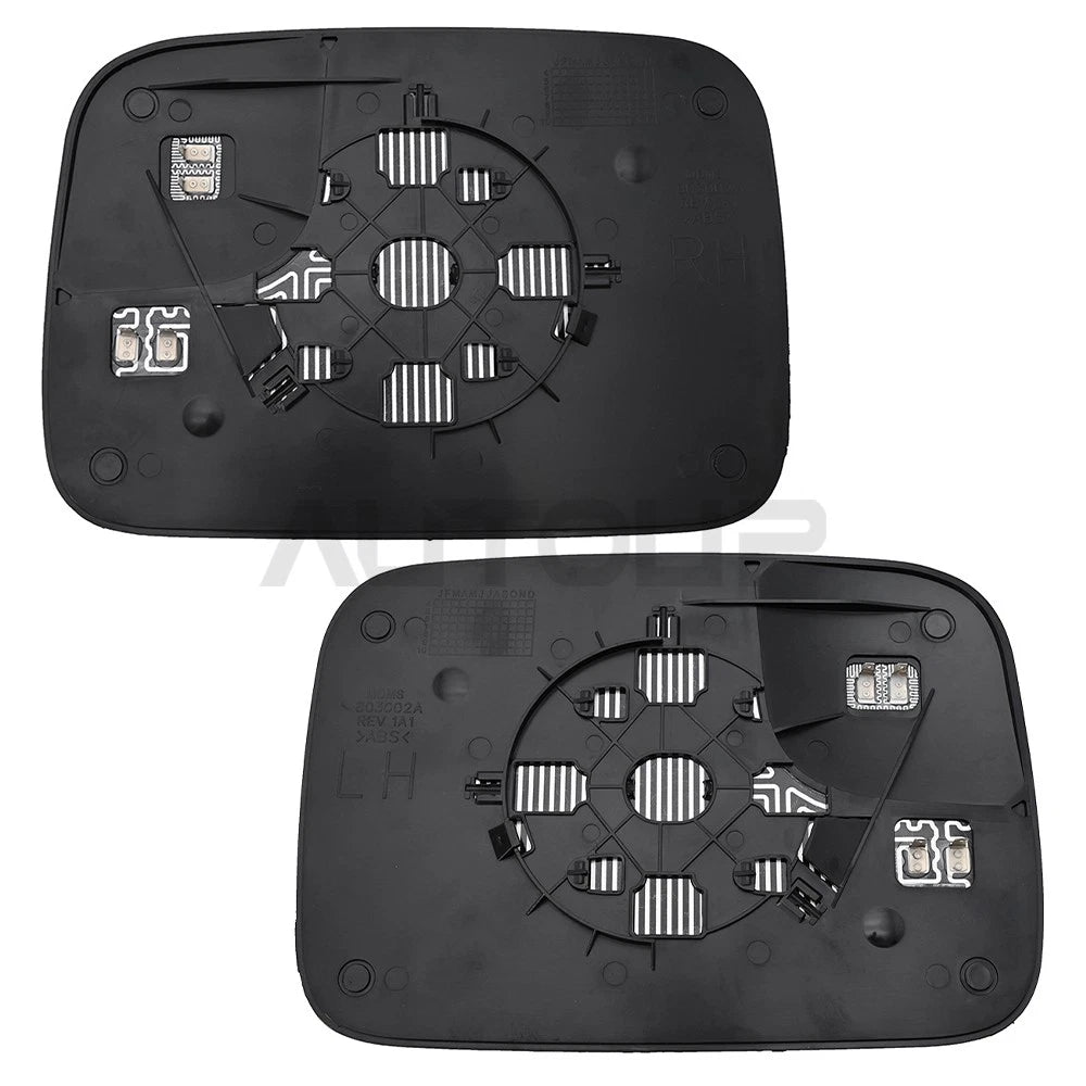 2 x Side Mirror and Backing Plate for Dodge Ram 1500 2500 3500