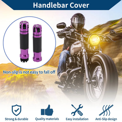 23 x 23 mm Hand Grips Cover Aluminum Alloy for Motorcycle