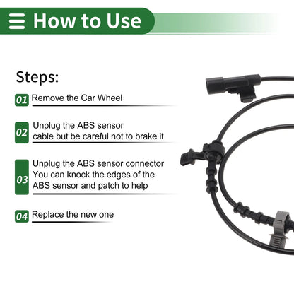 ABS Wheel Speed Sensor for Chevrolet Malibu Rear Right