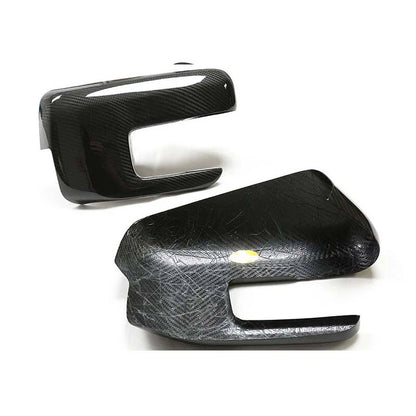 Real Carbon Fiber Side Mirror Cover Trim Fit For Ford F150 2021-2023