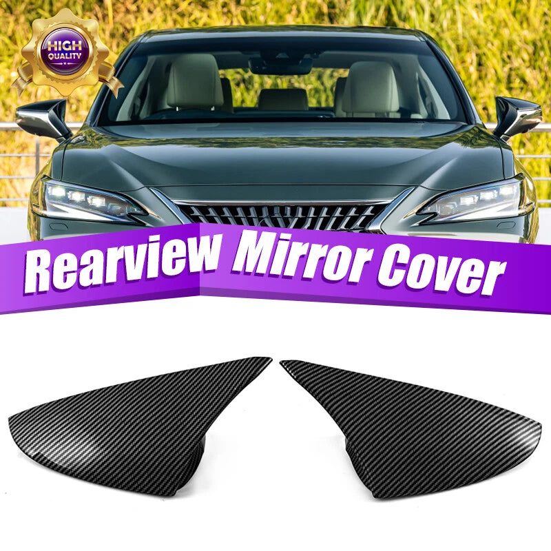 Carbon Fiber Side Mirror Cover Trim for Lexus RC300 RC350 F Coupe (2019-2024)