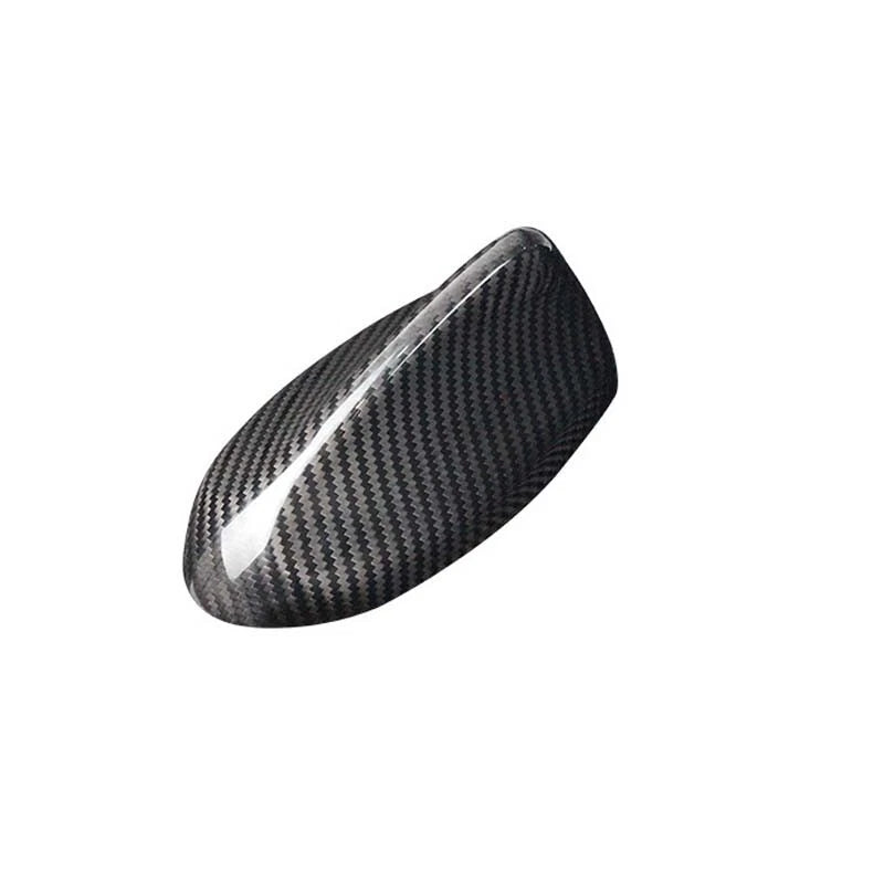For 2017-2020 Alfa Romeo Giulia Real Carbon Fiber Roof Shark Antenna Cover Caps