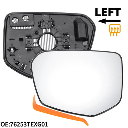 Heated Left Side Mirror Glass for Honda Civic (2016-2023)