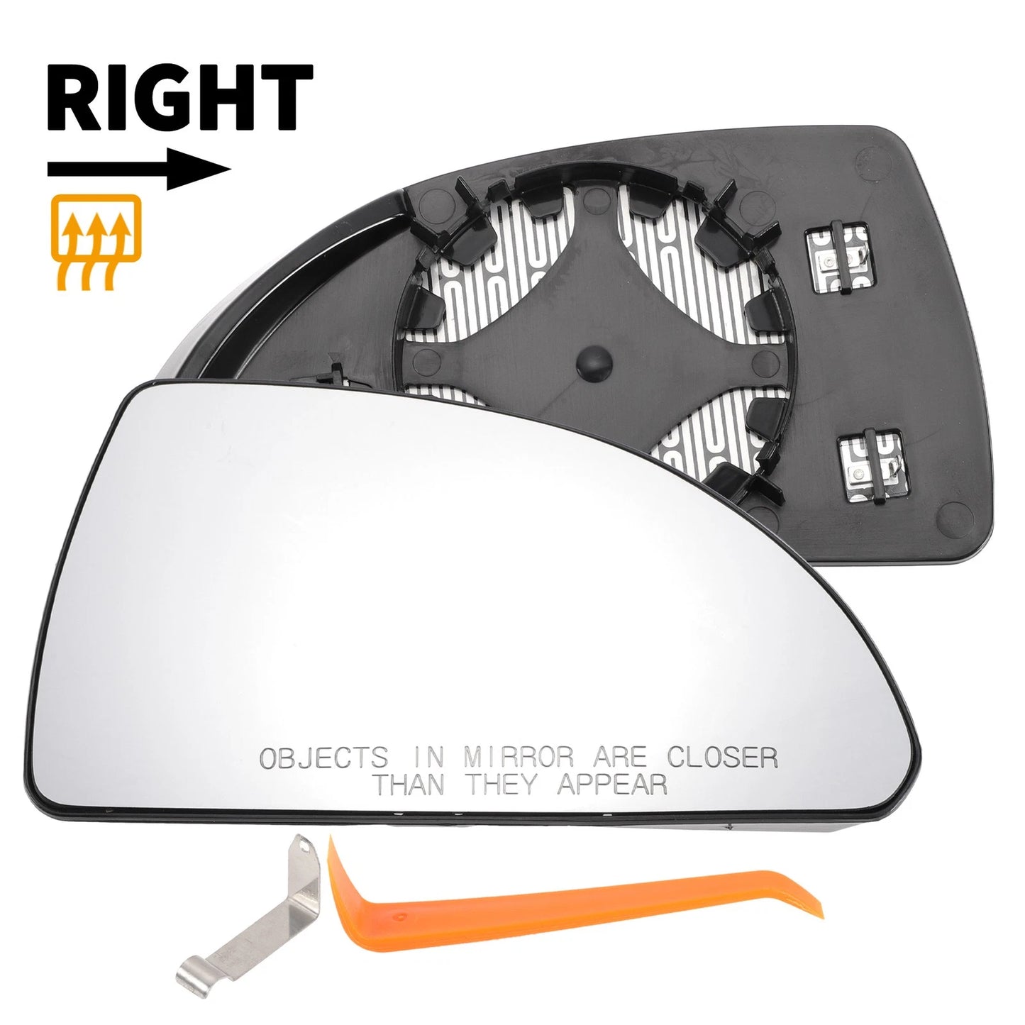 Heated Mirror Glass Replacement for Chevy Impala (2006-2013)