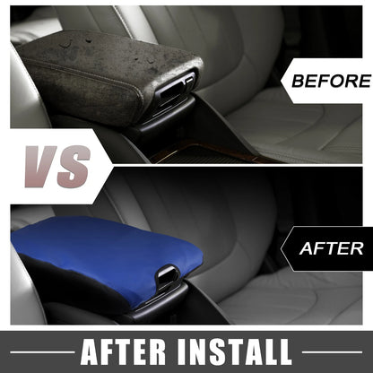Center Console Armrest Cover for Dodge Ram 1500 2500 3500 Black Blue
