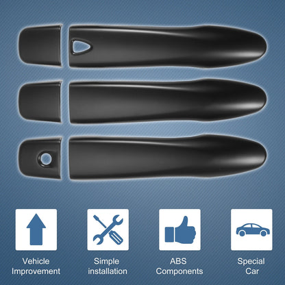 Automotive Door Handle Cover Trim  for Nissan Rogue (2014-2019) Matte Black
