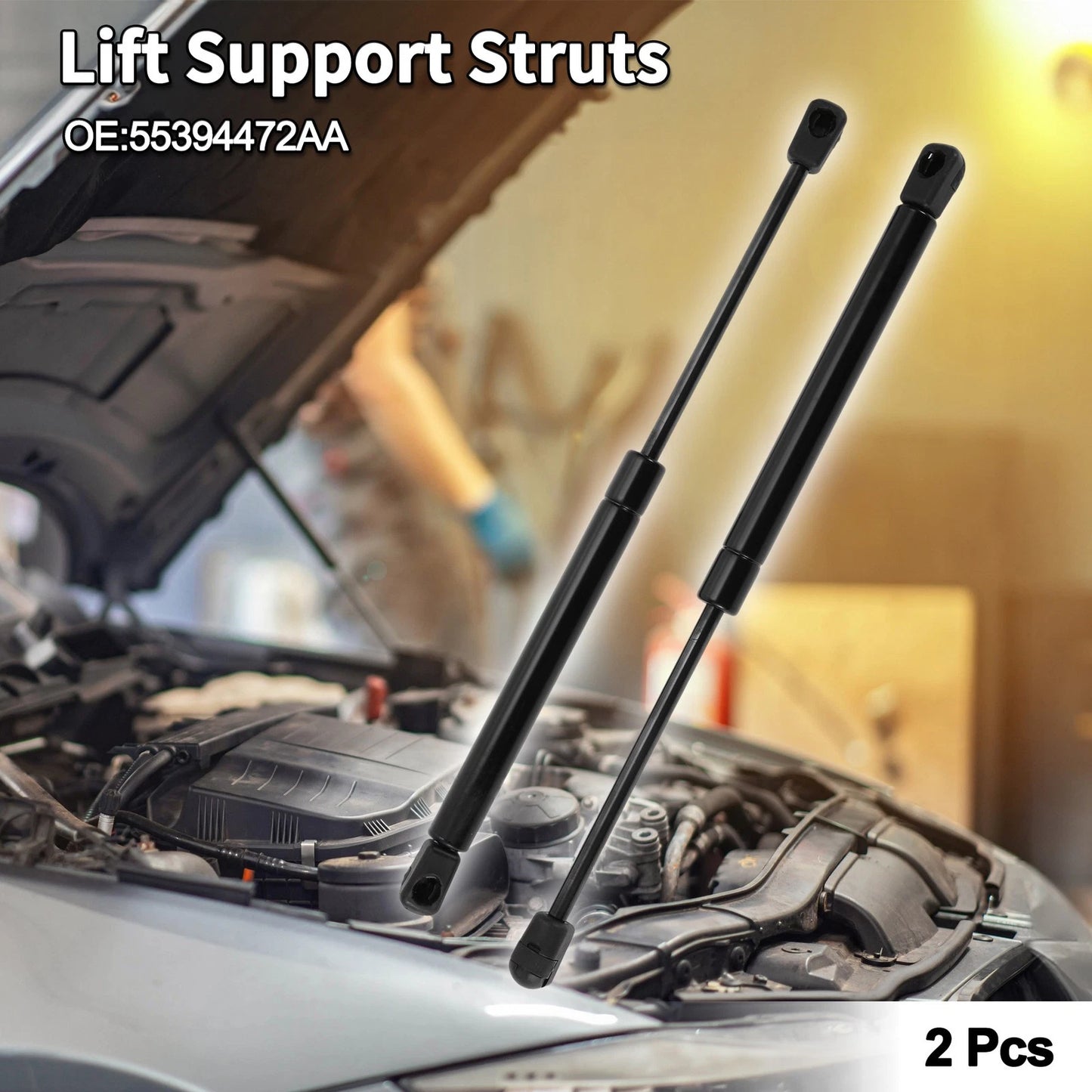 Hood Lift Supports  Struts for Jeep Grand Cherokee (2005-2010)