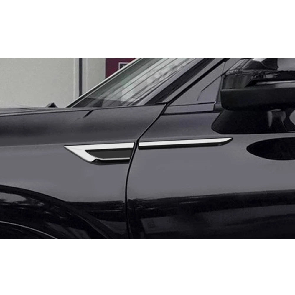 Stainless Steel Front Door Side Fender Emblem Dagger Cover Trim for Car