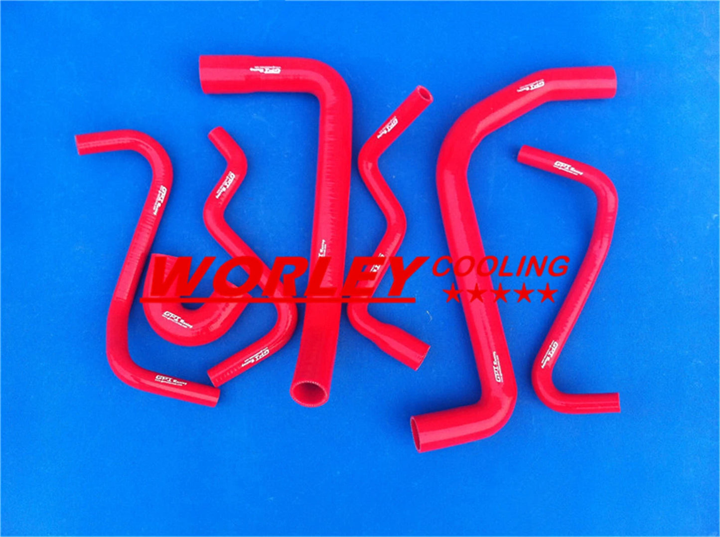 RED silicone hose for HOLDEN Commodore VY V6, Statesman WK V6 (2002-2004)