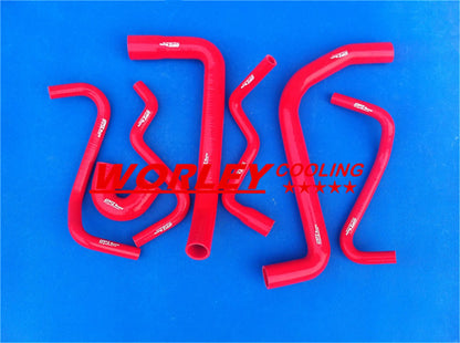 RED silicone hose for HOLDEN Commodore VY V6, Statesman WK V6 (2002-2004)