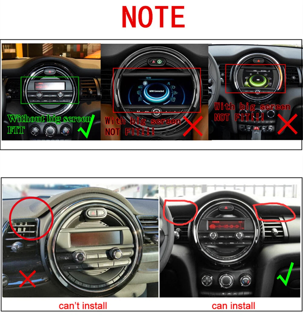 9" Head Unit Carplay 4GB + 32GB GPS for BMW Mini Cooper F55 F56 (2014-2021)