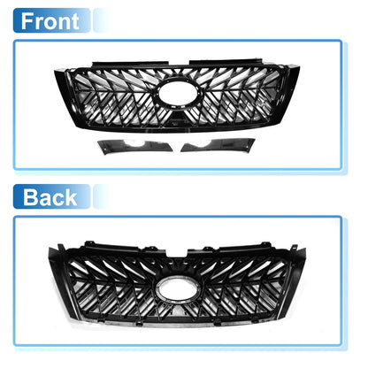 Front Upper Bumper Grille for Toyota Land Cruiser Prado FJ150 (2014-2017)