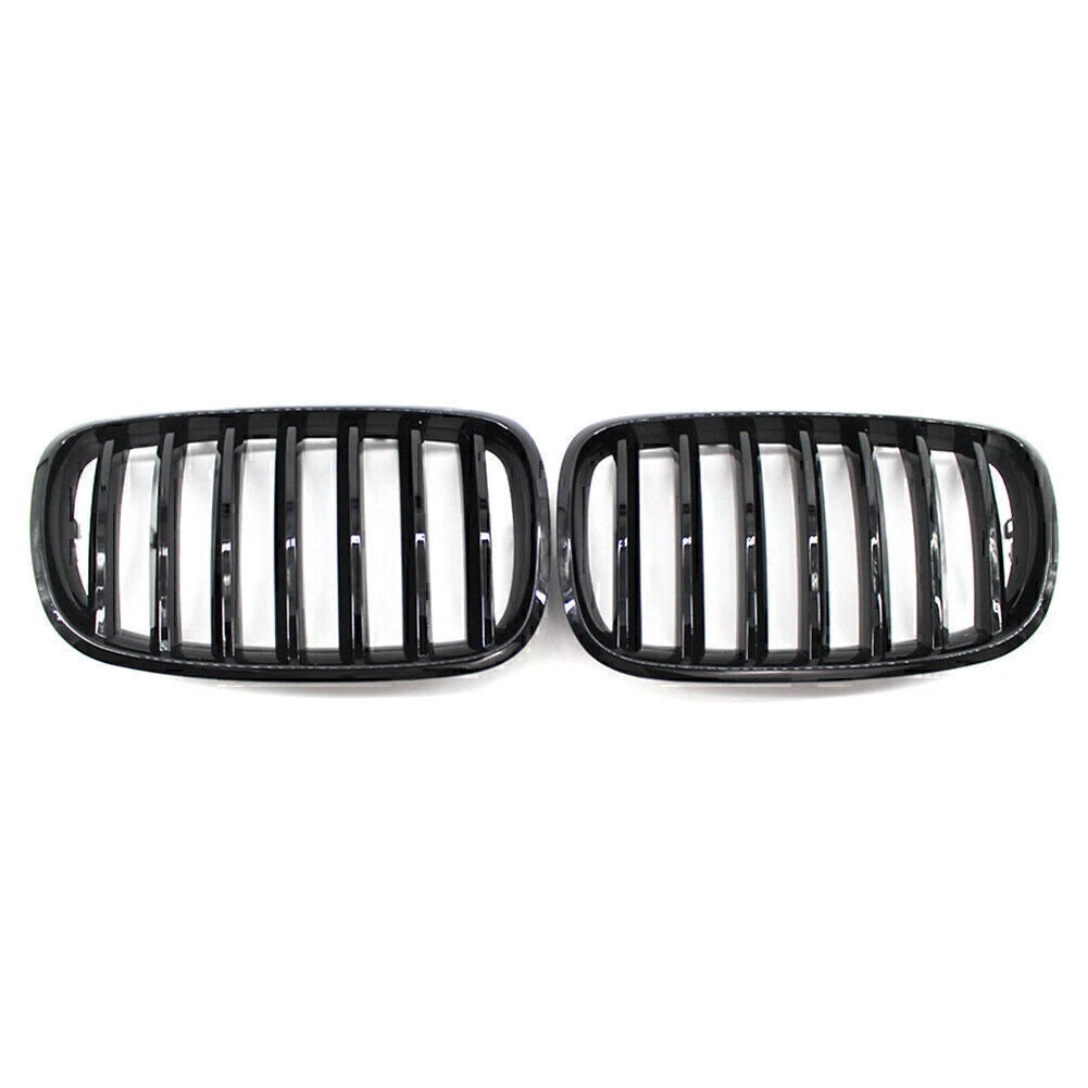 Gloss Black Front Kidney Grille for BMW X5 X6 E70 E71 (2007-2013)