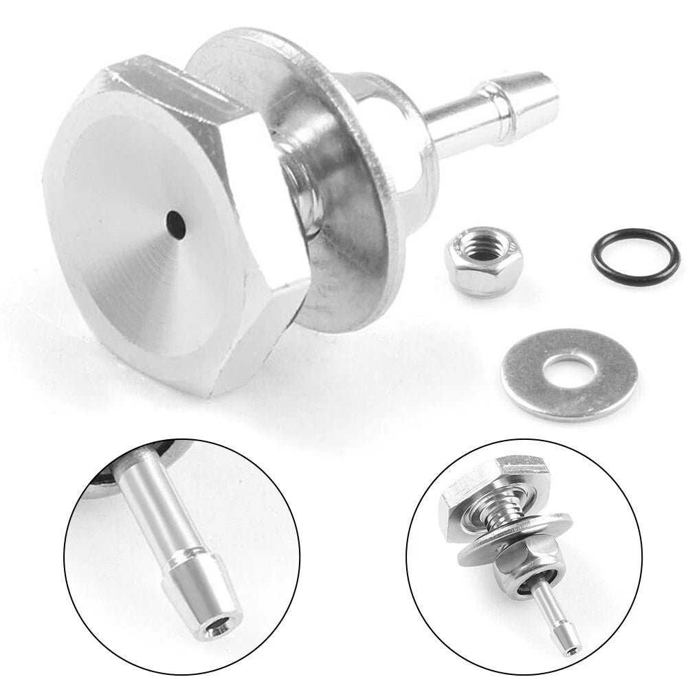 Turbocharger Silicone Pipe Boost Hose Nipple Vacuum Vac Gauge-Fitting