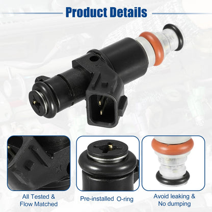 Fuel Injector Nozzle for Honda Accord 2003-2007 (2 x) Black