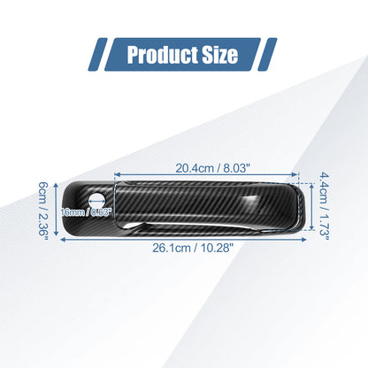 8pcs Exterior Side Door Handle Cover Trim for Ram 1500 2500 3500 (2010-2018)
