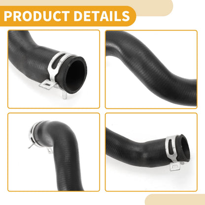 Radiator Hose for Ford Focus III Saloon 2014-2020 Rubber Black
