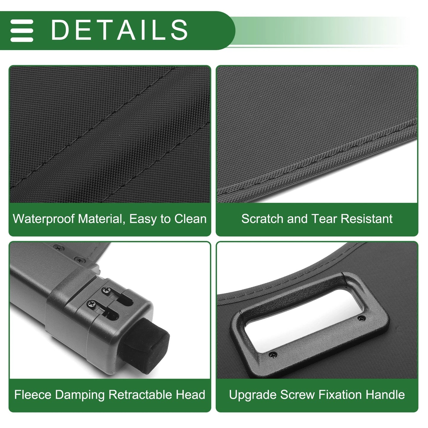 Car Trunk Retractable Cargo Cover for INFINITI QX50 (2014-2017) Gloss Black