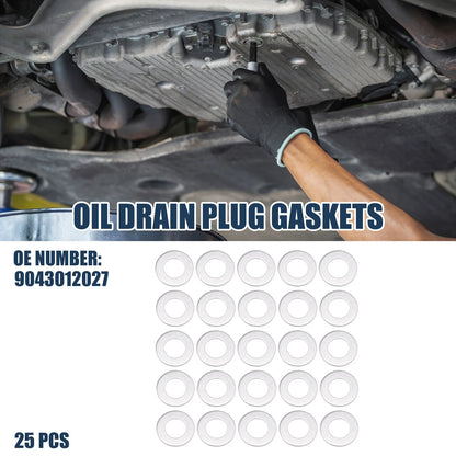25pcs Oil Drain Plug Gaskets 12mm ID for Toyota 4Runner (1990–1994)