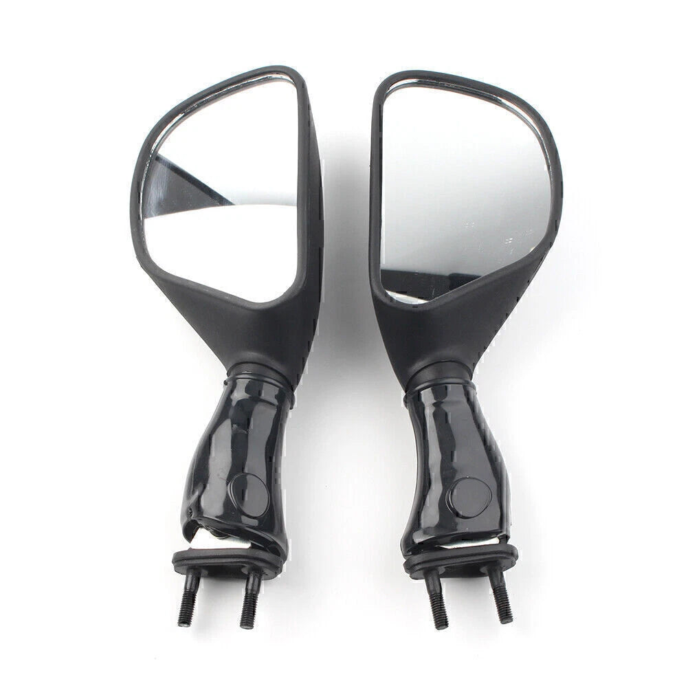 L&R Rear View Mirrors for Kawasaki Ninja 650R ZX6R ZX9R Black (2006-2008)