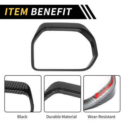 Carbon Fiber Rearview Mirror Eyebrow Trim for Toyota Tundra (2007-2023)