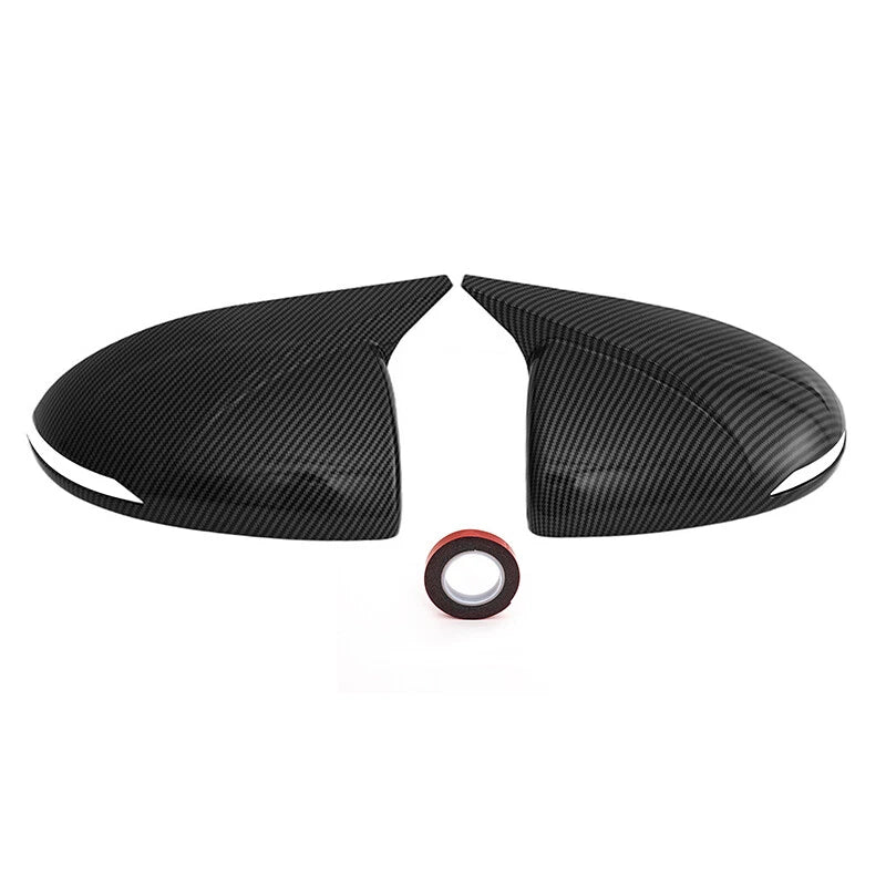 Glossy Black Rear View Side Mirror Cover Trim Caps for Hyundai Sonata (2020-2023)