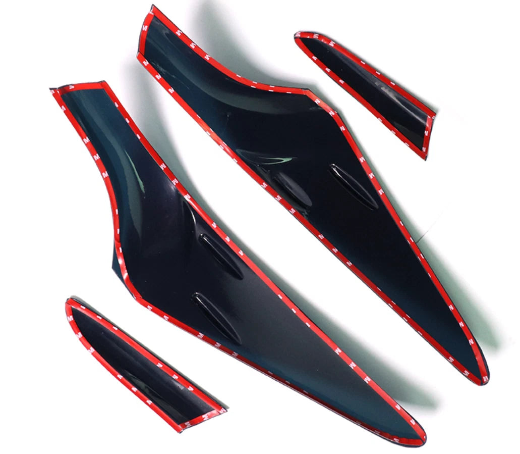 Rear Tail Light Cover Trim for 2018-2023 Toyota Camry - Smoky Black Acrylic