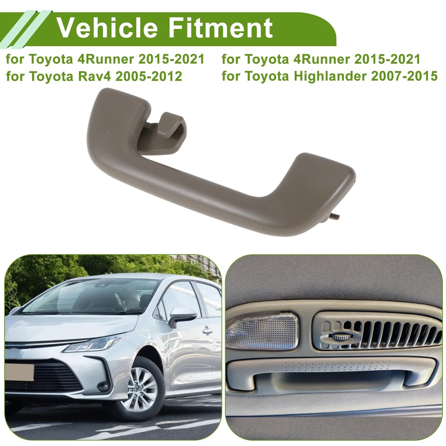 Interior Trim Handle for Toyota Corolla (2009-2013) - Beige Grab Handle
