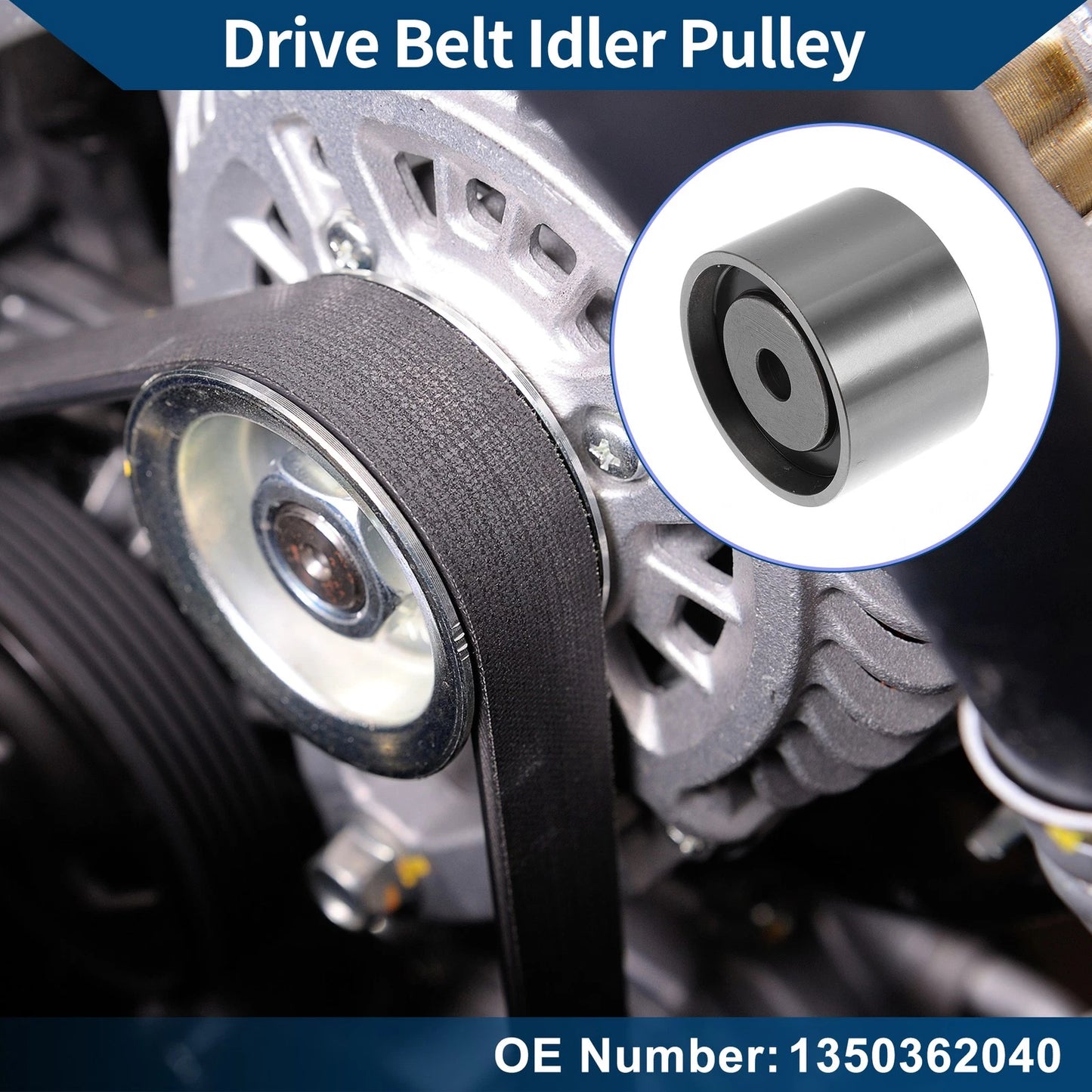 Drive Belt Idler Pulley 1x for Toyota Tacoma (1995–2004)