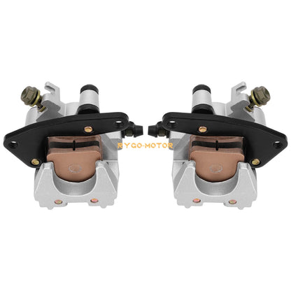 Front Brake Calipers & Disc Rotors for Yamaha Kodiak 400 YFM400 4x4 (1999–2002)