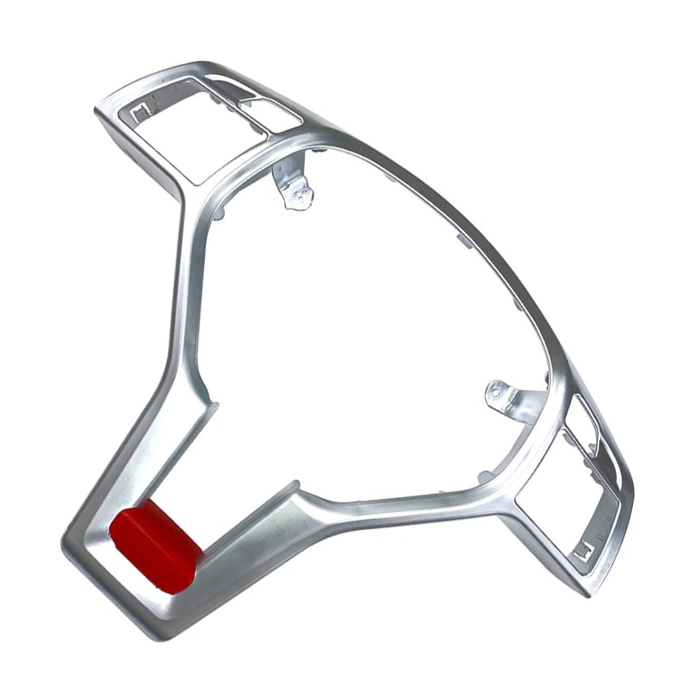 Steering Wheel Trim Cover Silver for Mercedes A C E SLK CLA CLS GLA Class