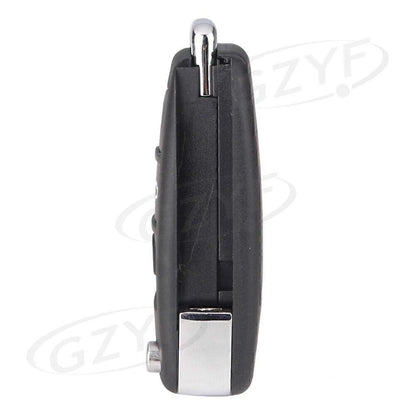 Folding Key Shell Remote Case 3 Buttons for Audi Q7 A8 Quattro (2007-2015)