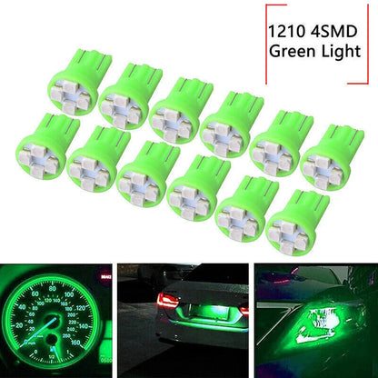 12 x T10 Wedge 4 SMD LED Brake Light Bulbs for AC (Compatible with Multiple Models)