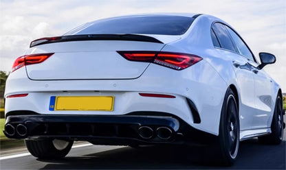 Rear Trunk Glossy Black Spoiler Wing for Mercedes-Benz CLA-Class (2020-2023)
