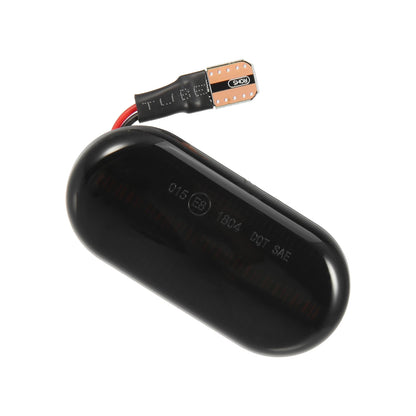 Pair Side Marker Lights for Nissan (2007-2012) Black Lens