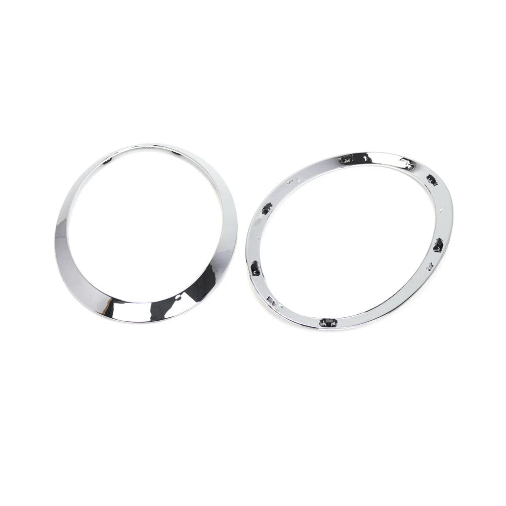 Chrome Headlight Ring Trim Bezel Cover for Mini Cooper (2002-2023)