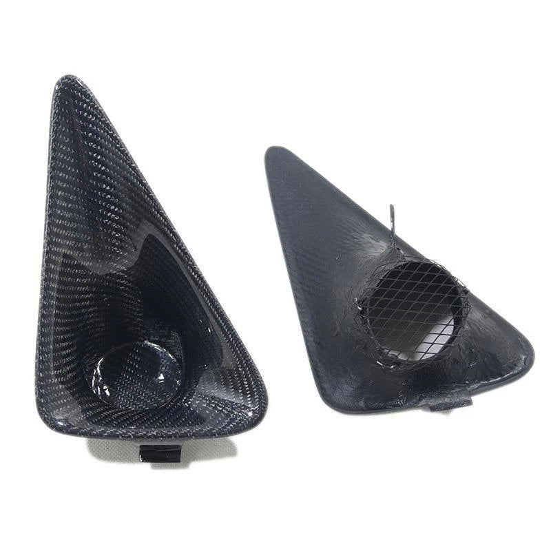 REAL Carbon Fiber Front Fog Light Cover for Honda Civic Type R FN2 2007-2011