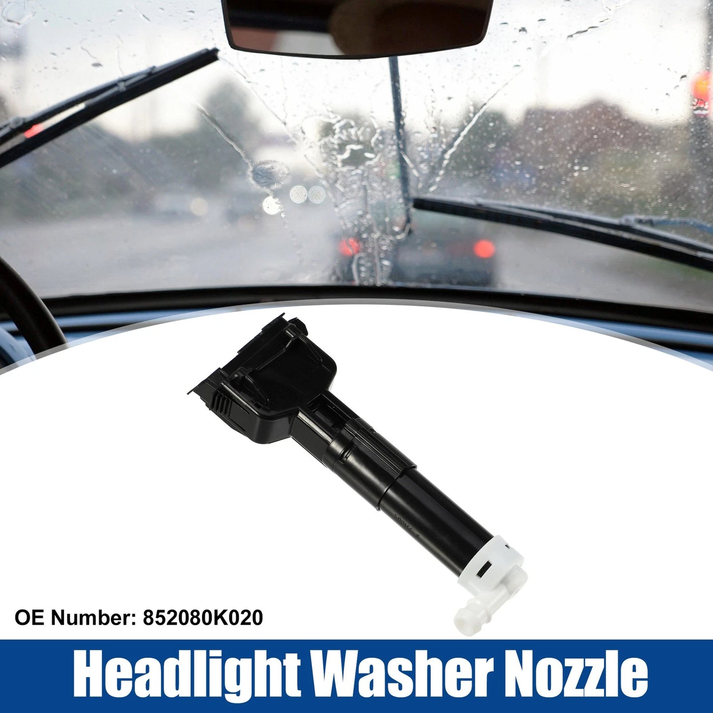 Front Left Headlight Washer Nozzle for Toyota Hilux (2004–2015)
