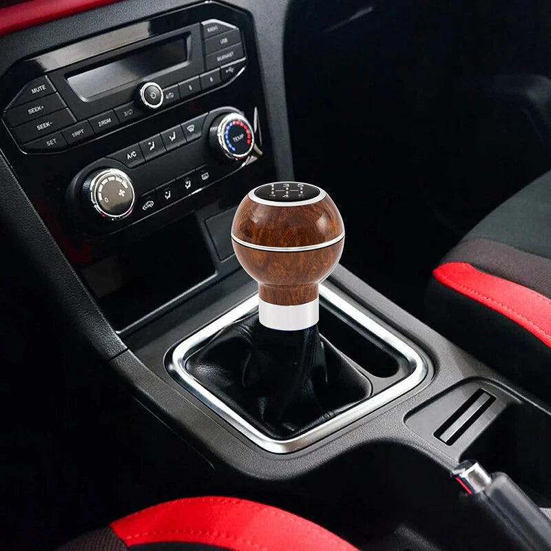 ABS Shift Knob Stick Shifter for Universal Manual Transmission - Silver