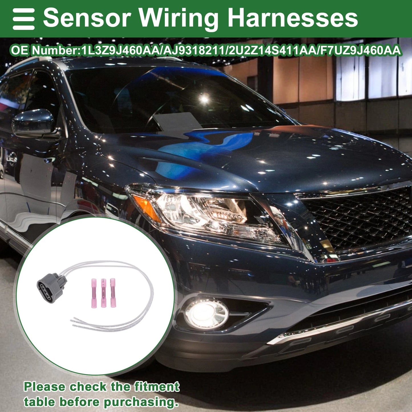 3 Pin Sensor Wiring Harnesses for Mercury Cougar (1994–1994)