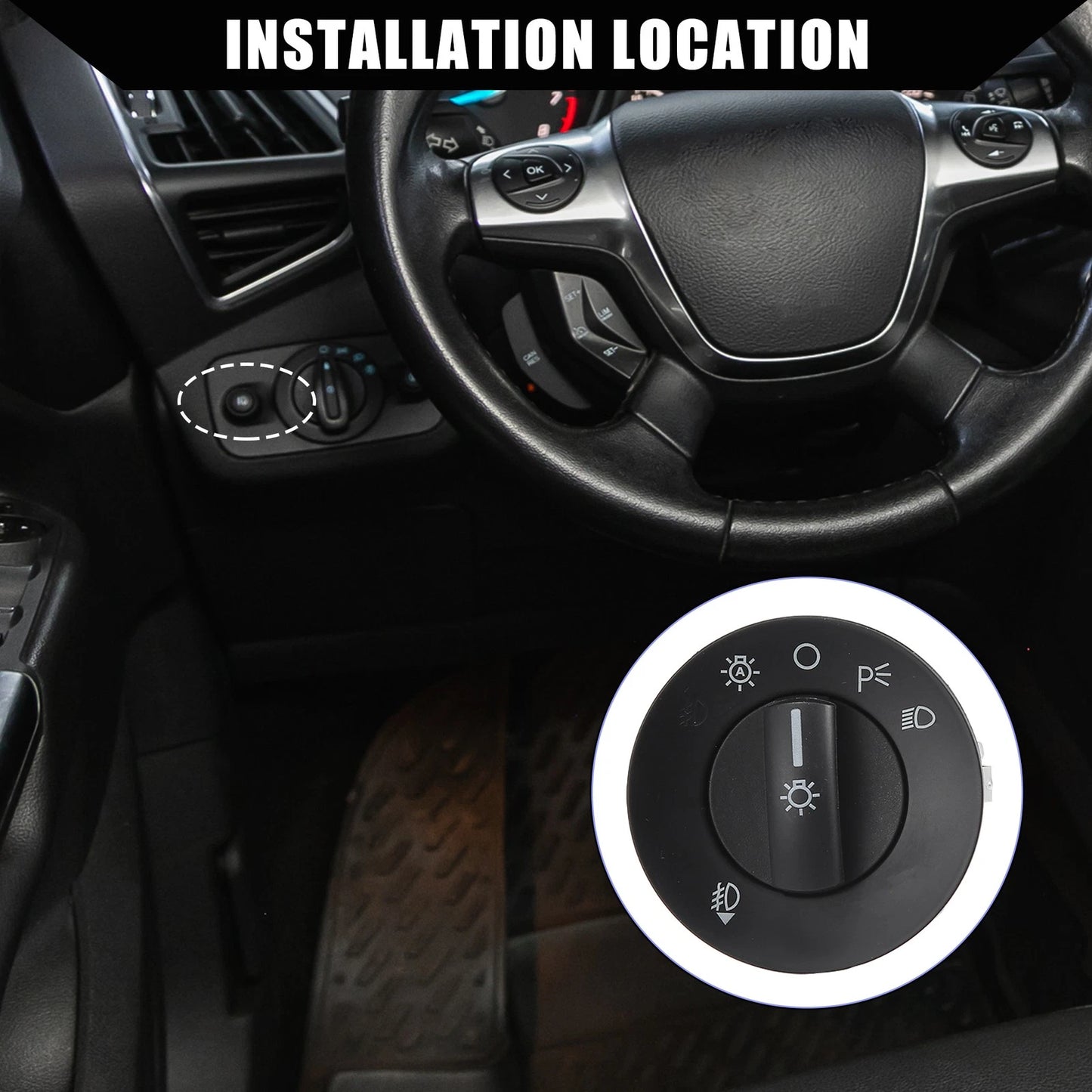 Headlight Switch for Ford Edge, F-250, F-350 (2007-2010)