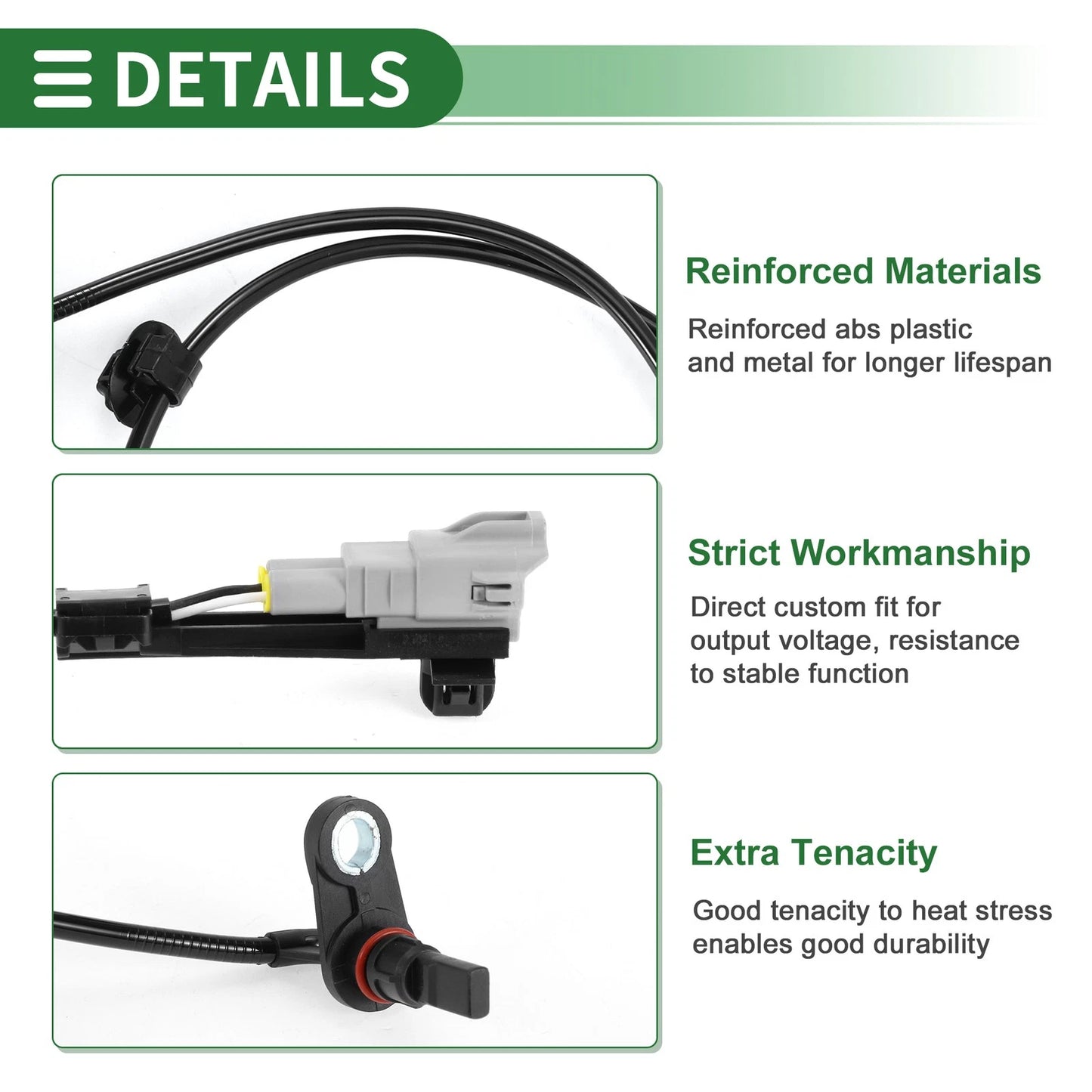 ABS Wheel Speed Sensor for Toyota Fortuner Rear Left