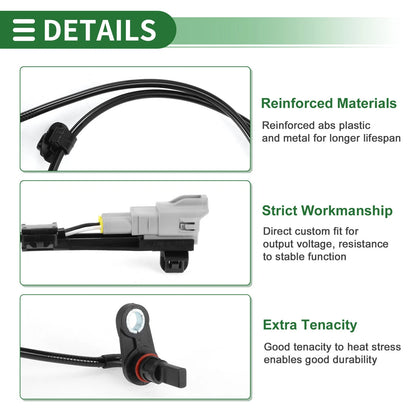 ABS Wheel Speed Sensor for Toyota Fortuner Rear Left