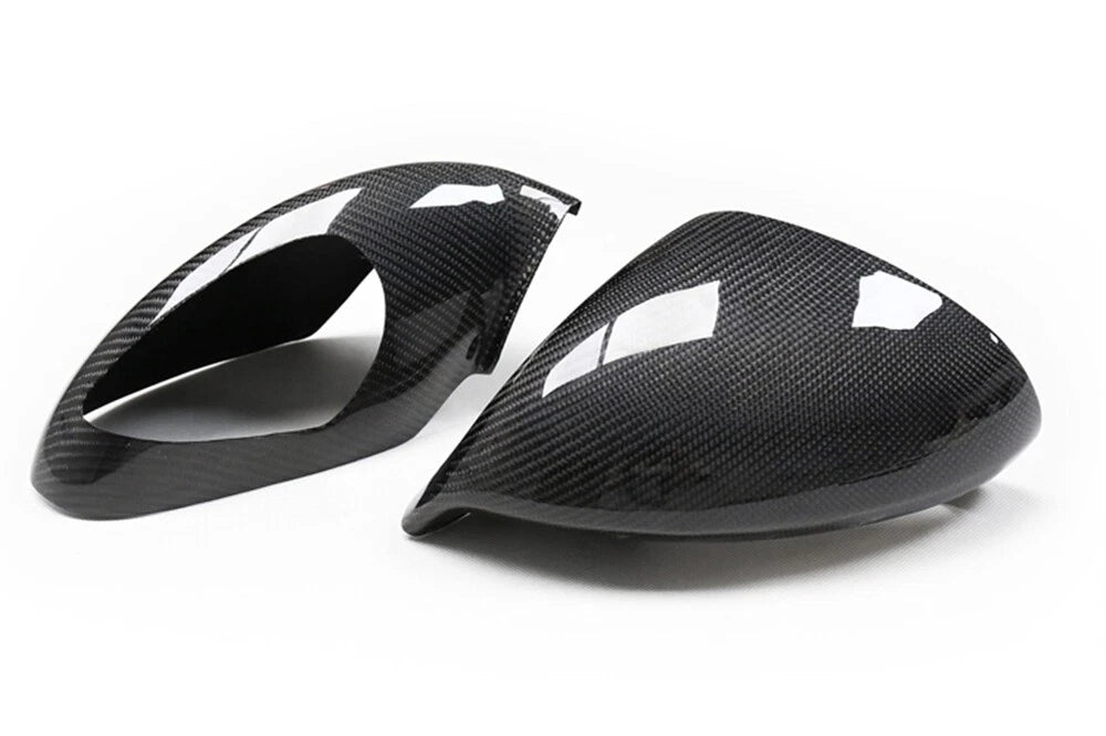 2 x AutoTecknic Carbon Fiber Mirror Covers for Porsche 911 Turbo (2016-2023)