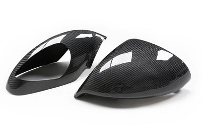 2 x AutoTecknic Carbon Fiber Mirror Covers for Porsche 911 Turbo (2016-2023)